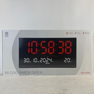 RELOGIO PAREDE DIGITAL OASIS MARKET