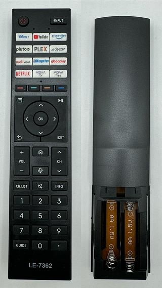 CONTROLE REMOTO TOSHIBA COM NETFLIX/YOUTUBE LELONG