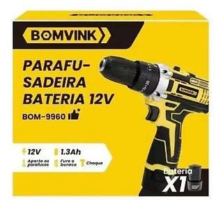 PARAFUSADEIRA BATERIA 12V 10MM BOMVINK