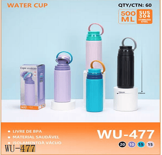 COPO A VACUO 500ML 55º 304 AÇO INOXIDÁVEL