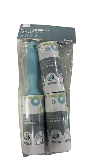ROLO ADESIVO PARA LIMPEZA + 2 ROLOS EXTRA MADE BASICS