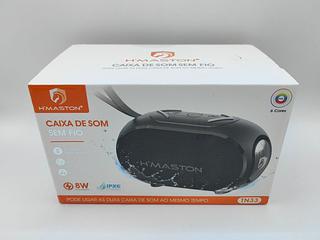 CAIXA DE SOM BLUETOOTH 8W IPX6 RGB HMASTON