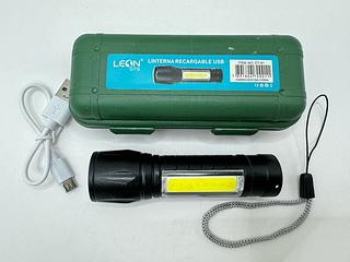 LANTERNA RECARREGAVEL USB LEON GTS