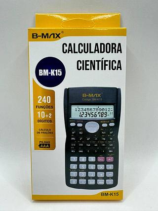CALCULADORA CIENTIFICA 240 FUNÇOES 10+2 DIGITOS A PILHA B-MAX