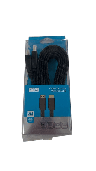 CABO HDMI 2M LINHA DE TRASMISSAO PADRAO HDTV LEON PRO