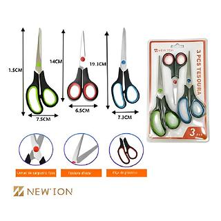 KIT DE TESOURA 3PCS NEW'ION