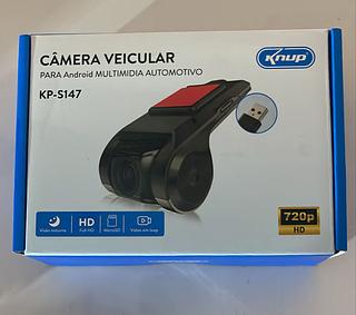 CÂMERA VEICULAR PARA ANDROID MULTIMIDIA AUTOMOTIVO 720P KNUP