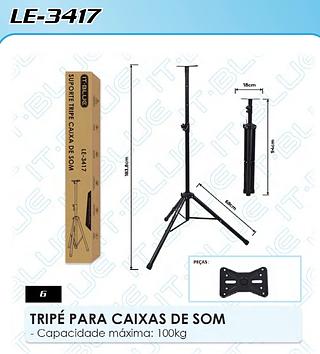 SUPORTE TRIPE CAIXA DE SOM IT-BLUE