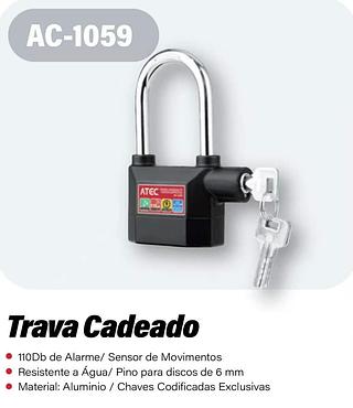 TRAVA CADEADO KEY BOXS ATEC