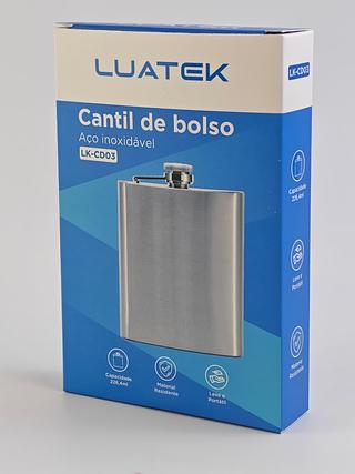 CANTIL DE BOLSO AÇO INOXIDAVEL LUATEK