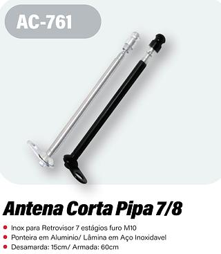 ANTENA CORTA PIPA 7/8(22MM) ATEC