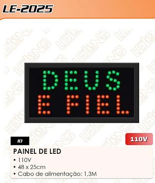 PAINEL DE LED 110V LELONG