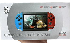 CONSOLE DE JOGOS PORTATIL 6000+ OÀSIS MARKET