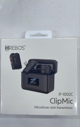 CLIPMIC MICROFONE COM TRANSMISSOR HREBOS