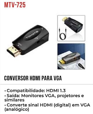 CONVERSOR HDMMI PARA VGA TOMATE
