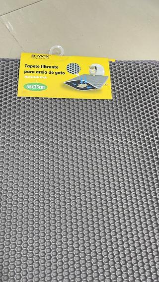 TAPETE FILTRANTE PARA AREIA DE GATO 55X75CM B-MAX