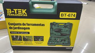 CONJUNTO DE FERRAMENTAS DE JARDINAGEM B-TEK FERRAMENTAS