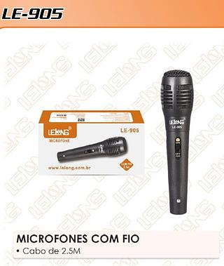 MICROFONE COM FIO LELONG