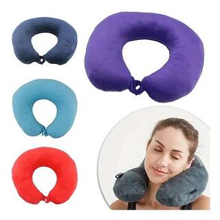 APOIO DE CABEÇA INFLAVEL PORTÁTIL TOMATE