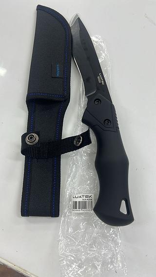 FACA TÁTICA MODELO MILITAR PARA PESCA E SOBREVIVÊNCIA C/ BAINHA E CABO