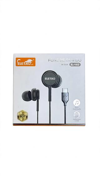 FONE DE OUVIDO TIPO-C ELETROMEX