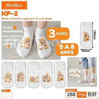 PACOTE DE MEIA INFANTIL PACOTE COM 12 PARES CADA MINIMEN