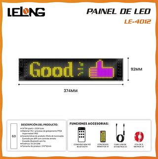 LED MATRIX PANEL IPIXEL COLOR 16CM*64