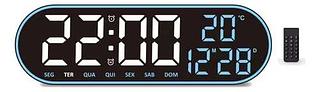 RELOGIO DIGITAL PARA PAREDE OASIS