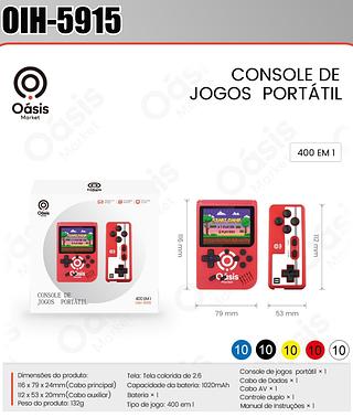 CONSOLE DE JOGOS PORTATIL 400EM1 OASIS