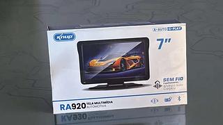 TELA MULTIMIDIA AUTOMOTIVA A-AUTO C-PLAY SEM FIO 7'' KNUP