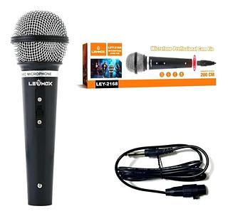 MICROFONE COM FIO 200CM LEHMOX