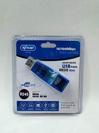 ADAPTADOR USB PARA PC REDE KNUP