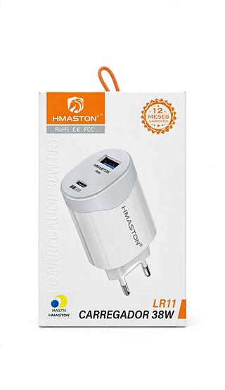 CARREGADOR 38W PD20W+QC3.0 H'MASTON