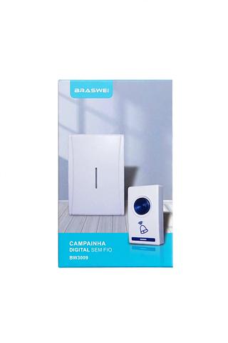 CAMPAINHA DIGITAL SEM FIO BRASWEI (7891234530097)