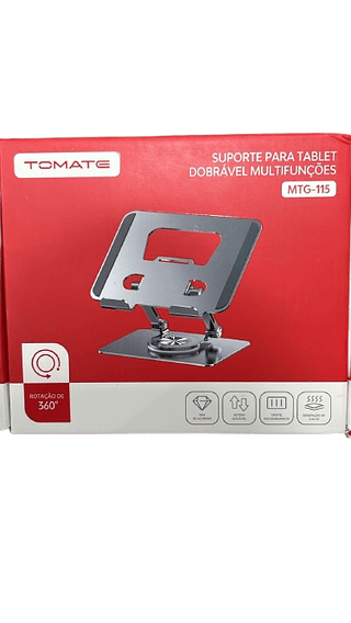 SUPORTE PARA TABLET DOBRAVEL MULTIFUNÇÕES TOMATE