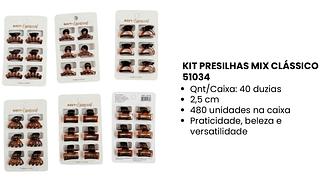 MINI PIRANHAS DE CABELO (PACOTE) NAVY+ESSENCIAL