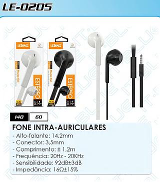 FONE INTRA-AURICULARES LELONG