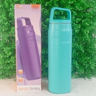 GARRAFA TÉRMICA 700ML 55ºC 304 AÇO INOXIDÁVEL