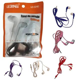 FONE DE OUVIDO ESTÉREO LELONG