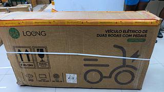 VEICULO ELETRICO DE DUAS RODAS COM PEDAIS 600W 48V / 25.6AH LOONG