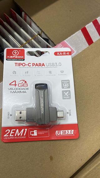PENDRIVE 4GB TIPO-C PARA USB3.0 KAPBOM