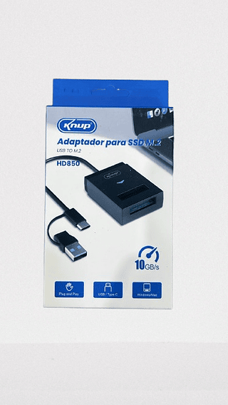 ADAPTADOR PARA SSD M.2 USB TO M.2 KNUP
