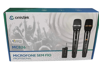 MICROFONE SEM FIO PROFISSIONAL ONISTEK