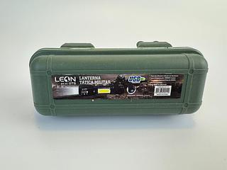 LANTERNA TATICA MILITAR USB LEON GTS