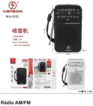RADIO BANDA FM/AM 2 KAPBOM