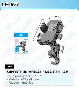 SUPORTE UNIVER PARA CELULAR 3.5-7'' IT-BLUE