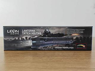 LANTERNA TATICA MILITAR LUZ FORTE LEON GTS