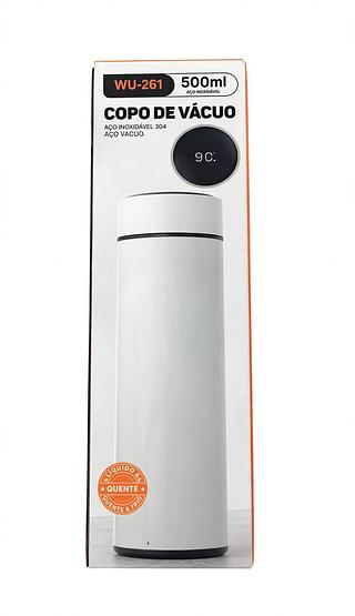 GARRAFA TERMICA LED 500ML(COM DESIGN)
