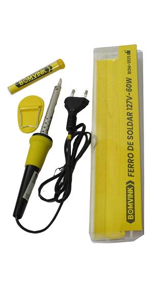 FERRO DE SOLDAR 127V-60W BOMVINK