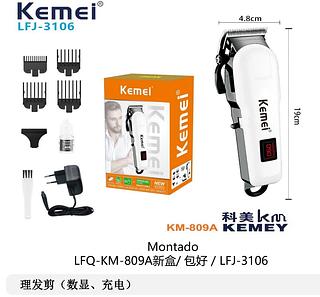 MAQUINA DE CORTAR CABELO 2000MAH KEMEI